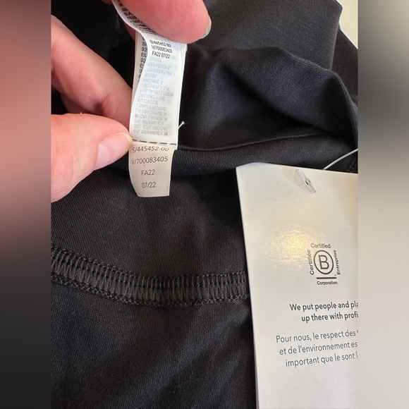 New ATHLETA Modal Full Length Robe Black Long Open Front Pockets S/M NWT $129 - Picture 11 of 16